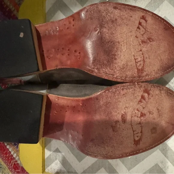 Freebird Marilyn Ankle Strap Flats shoes Women’s Size 8 Stone Multi $225 - Picture 5 of 13